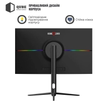 Купити Монітор 27" QUBE Overlord G27Q180 QHD IPS 180Hz 1ms HDMI 2xDP VESA (G27Q180) - фото 7