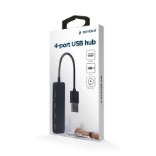 Купить Концентратор Gembird USB 2.0 4 ports black (UHB-U2P4-06) - фото 3