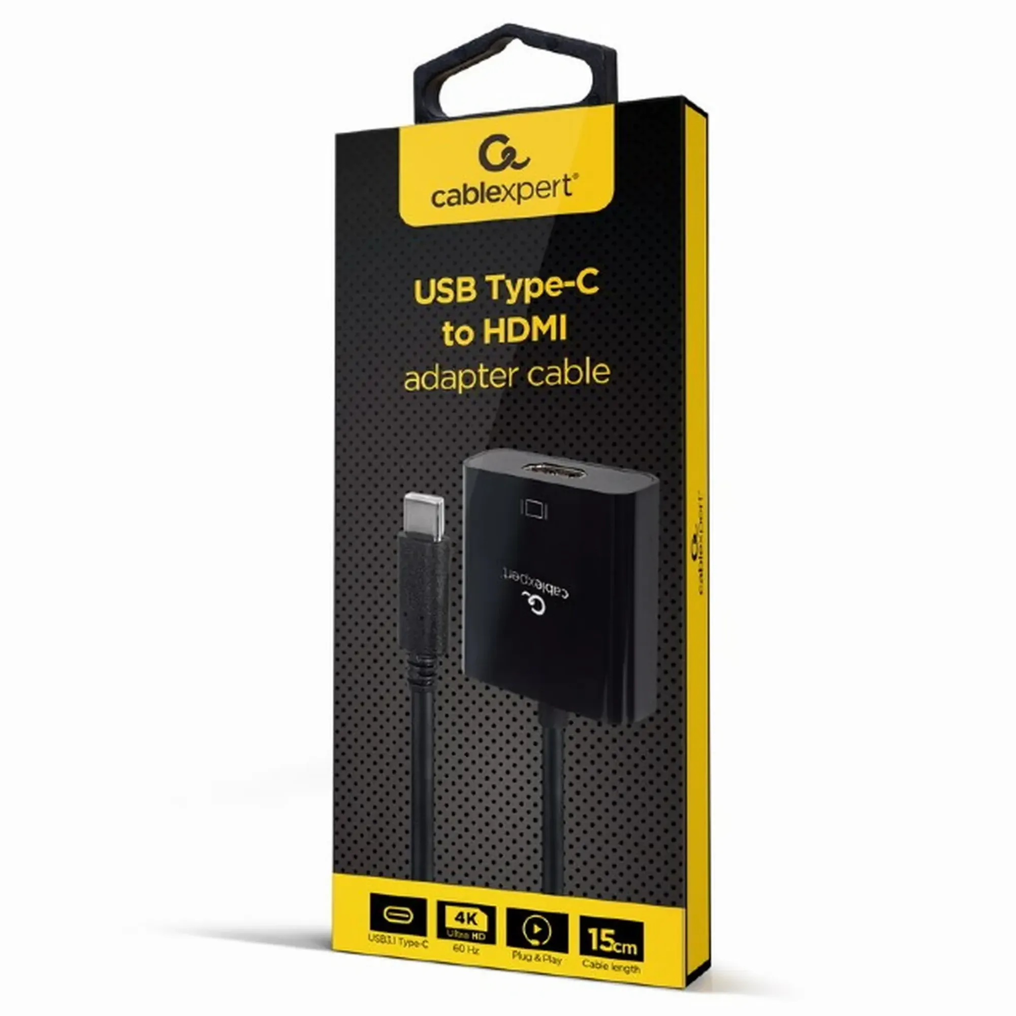 Купить Адаптер Cablexpert USB-C-HDMI 4K 60Hz M/F (A-CM-HDMIF-04) - фото 2