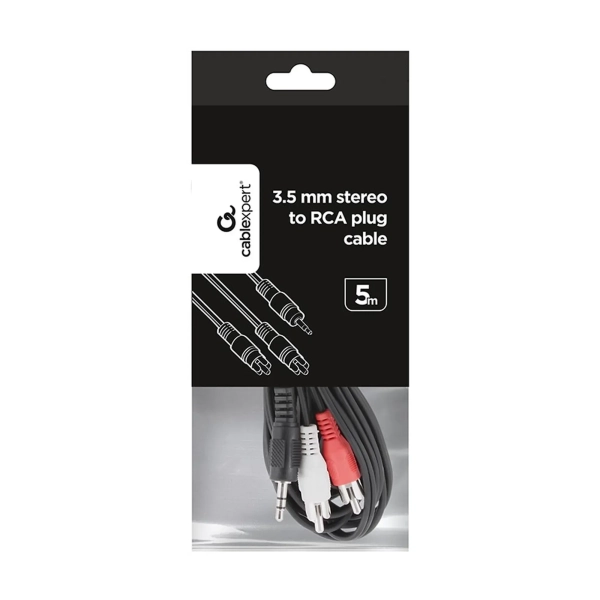 Купить Кабель Cablexpert Jack 3.5mm-2RCA 5m (CCA-458-5M) - фото 4