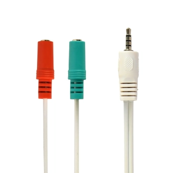 Купить Кабель Cablexpert 3.5mm-2x3.5mm M/F (CCA-417W) - фото 1