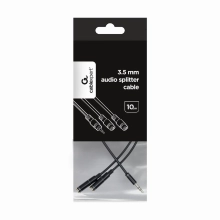 Купити Кабель Cablexpert 3.5mm-2x3.5mm 0.1m M/F (CCA-415M-0.1M) - фото 3