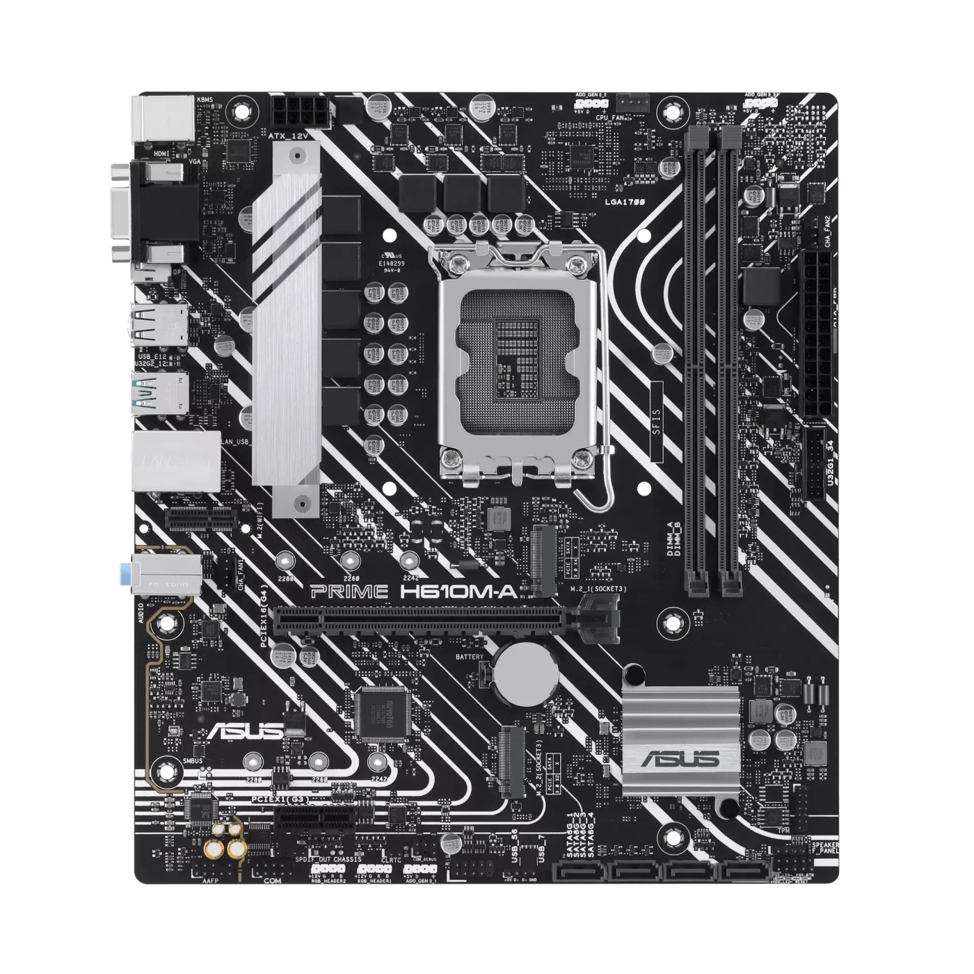 Купить Материнская плата ASUS PRIME H610M-A-CSM - фото 2