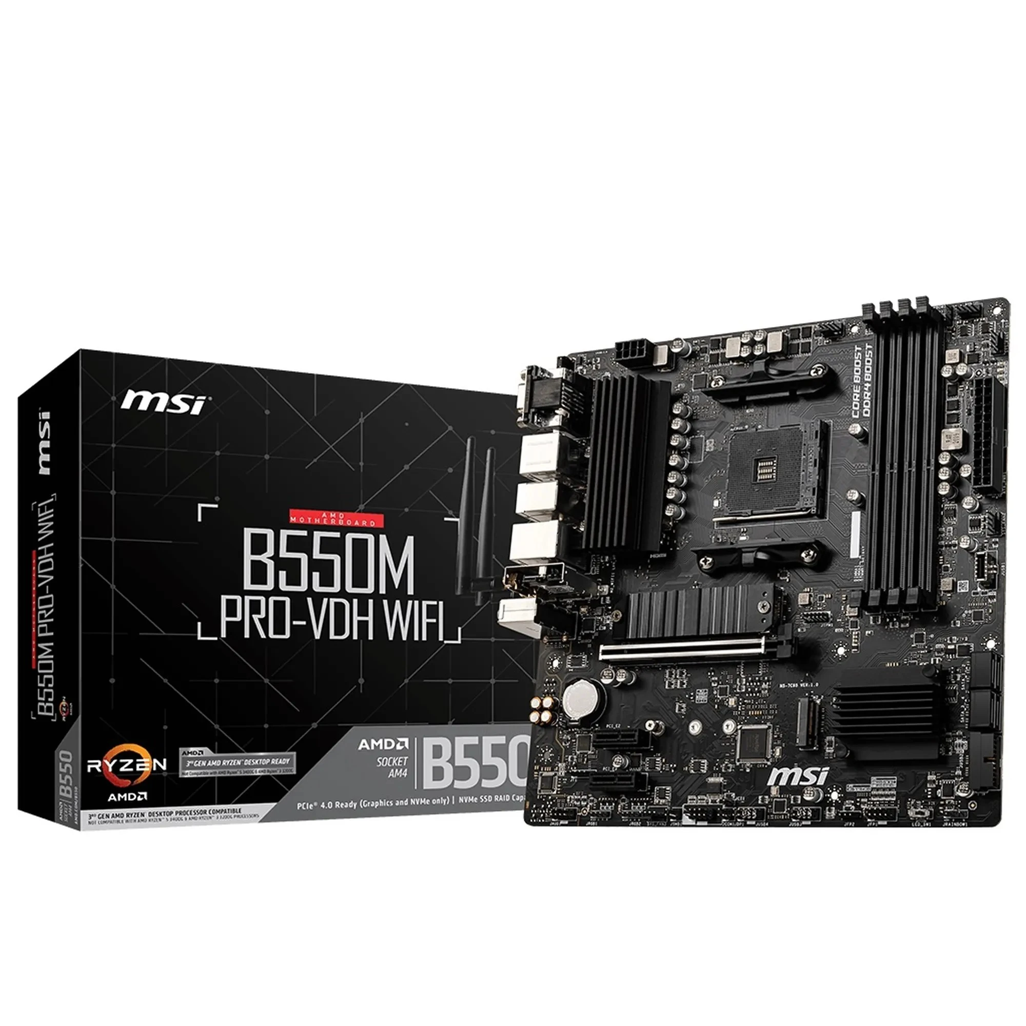 Купити Материнська плата MSI B550M PRO-VDH WIFI - фото 1