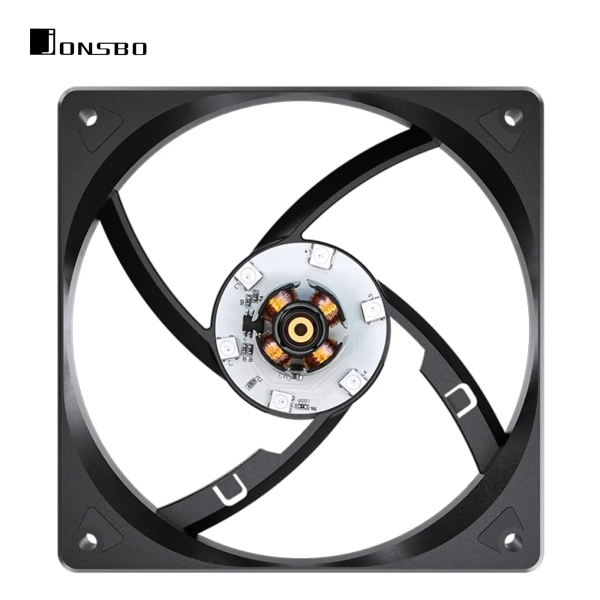 Купить Процессорный кулер JONSBO CR-1000 EVO ARGB Black (120mm/4pin/1500RPM/32dBA/4 тепл. трубки) - фото 8