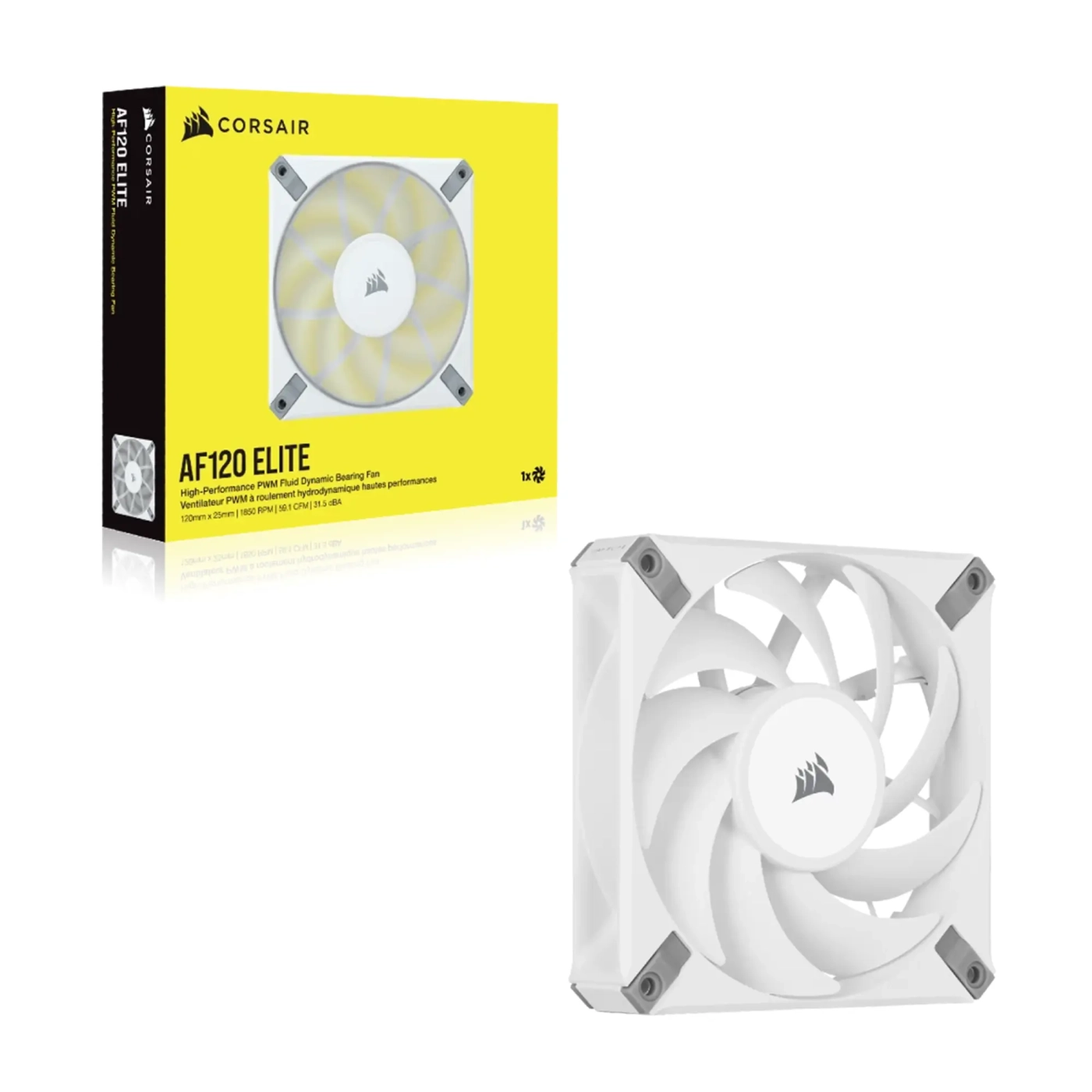 Купити Вентилятор Corsair AF120 Elite PWM White (CO-9050142-WW) - фото 5