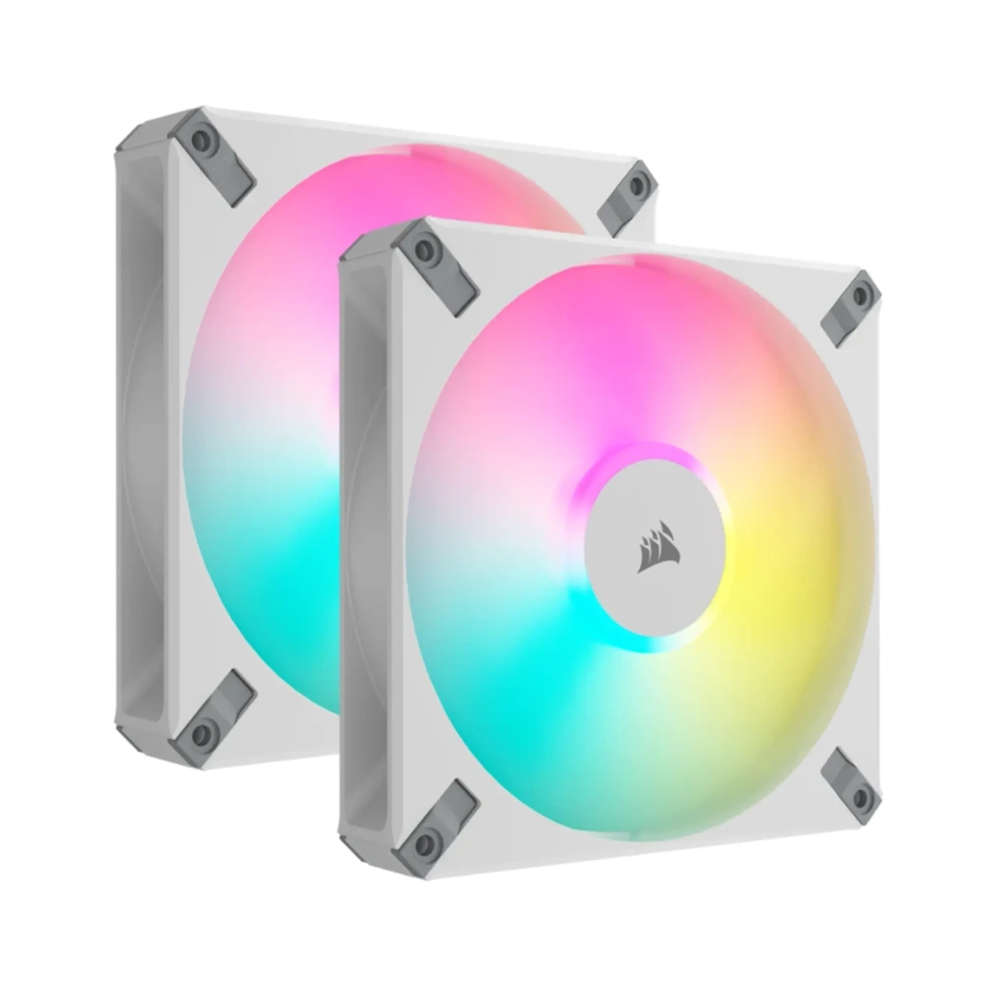Купити Вентилятор Corsair AF140 RGB Elite PWM White 2-Pack (CO-9050160-WW) - фото 1