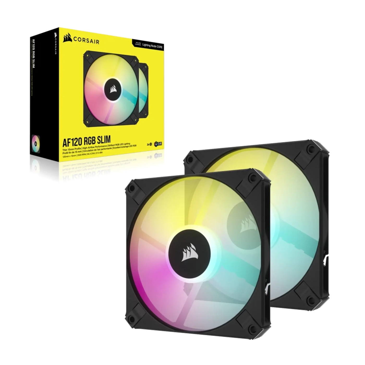Купити Вентилятор Corsair AF120 RGB Slim PWM 2-Pack (CO-9050163-WW) - фото 11