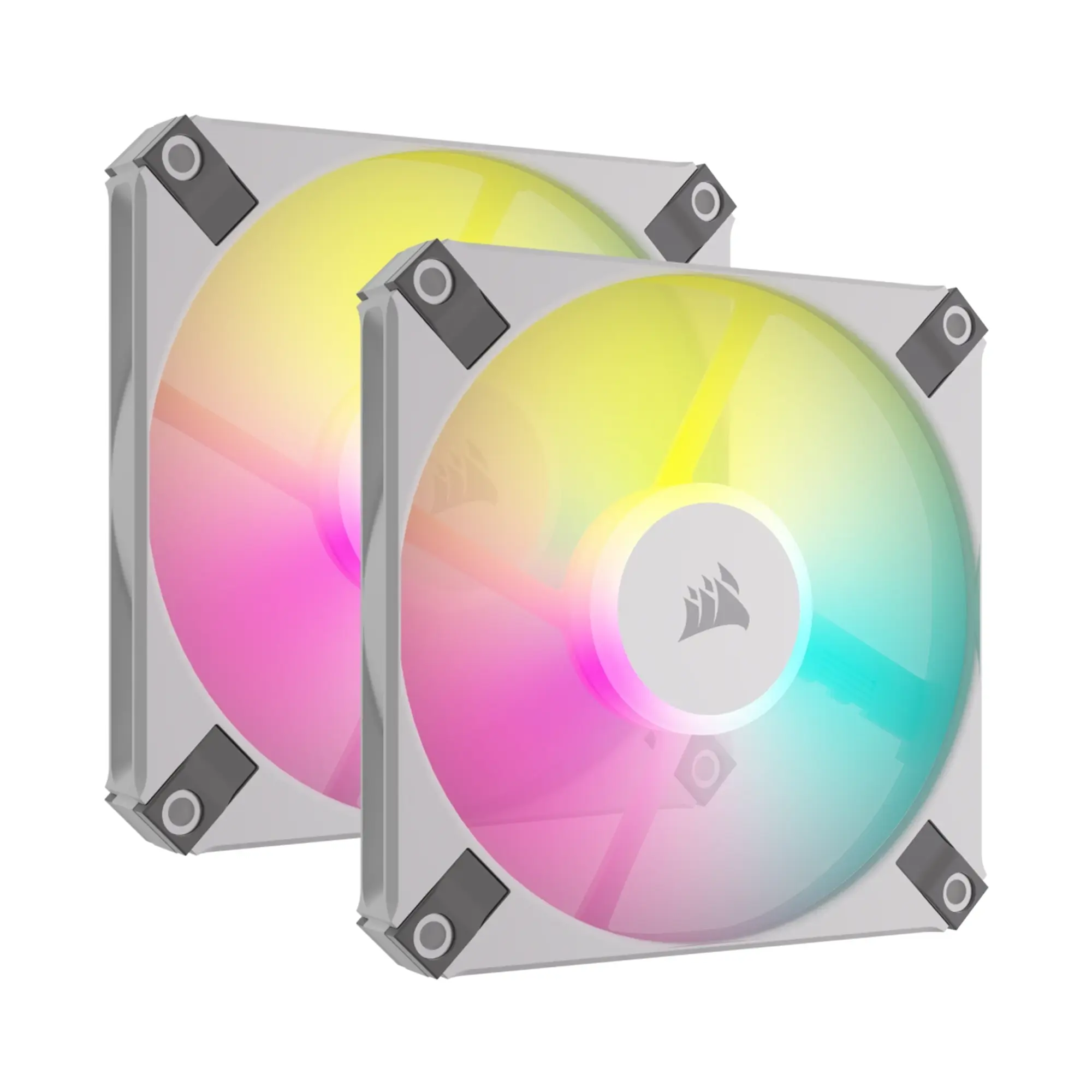 Купити Вентилятор Corsair AF120 RGB Slim PWM White 2-Pack (CO-9050165-WW) - фото 1