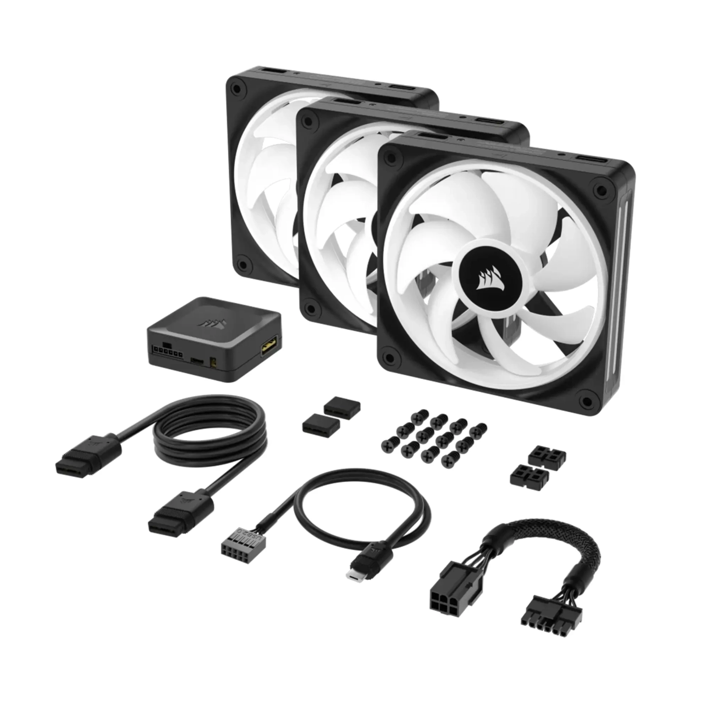 Купити Вентилятор Corsair QX120 RGB PWM 3-Pack (CO-9051002-WW) - фото 9