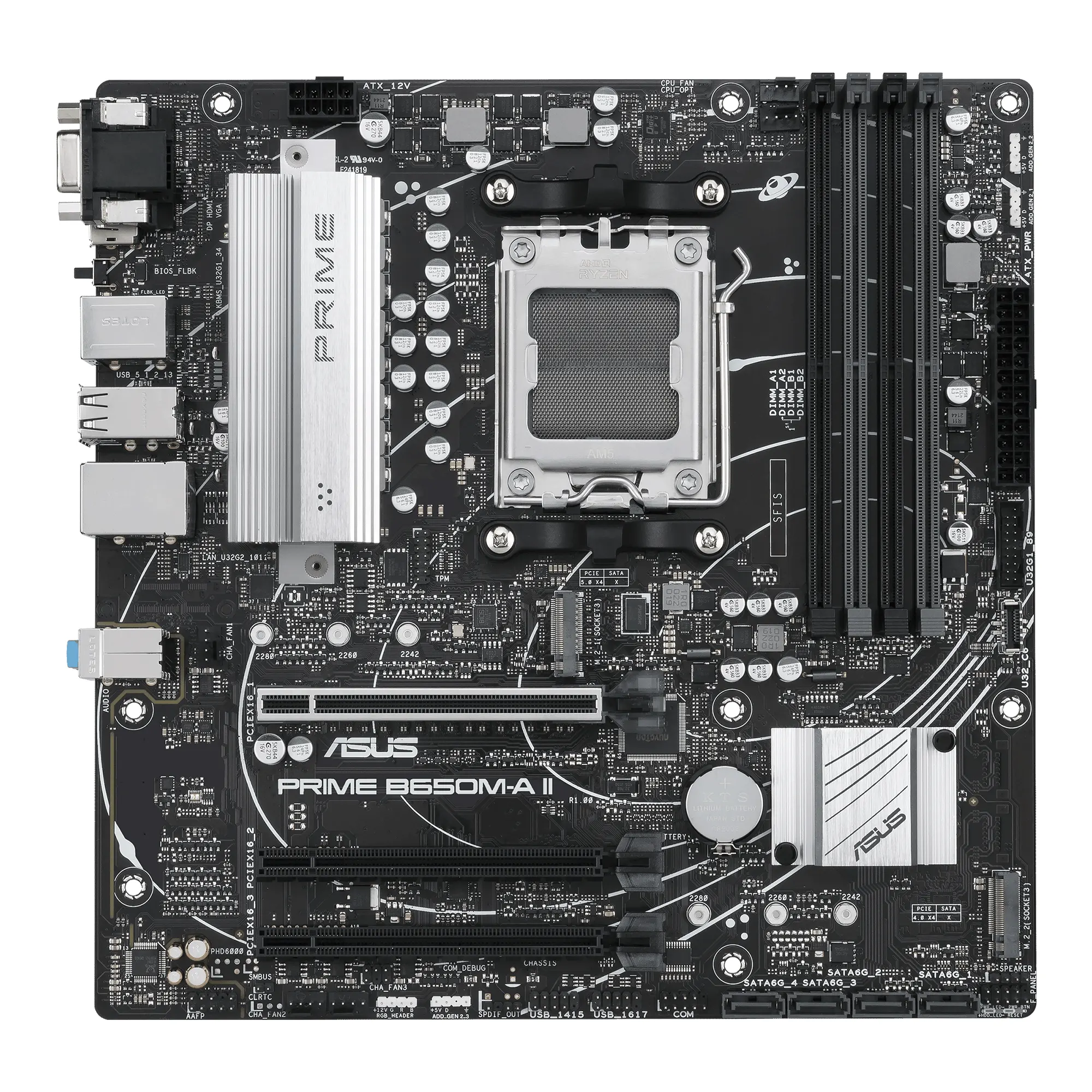 Купить Материнская плата ASUS PRIME B650M-A II-CSM - фото 2