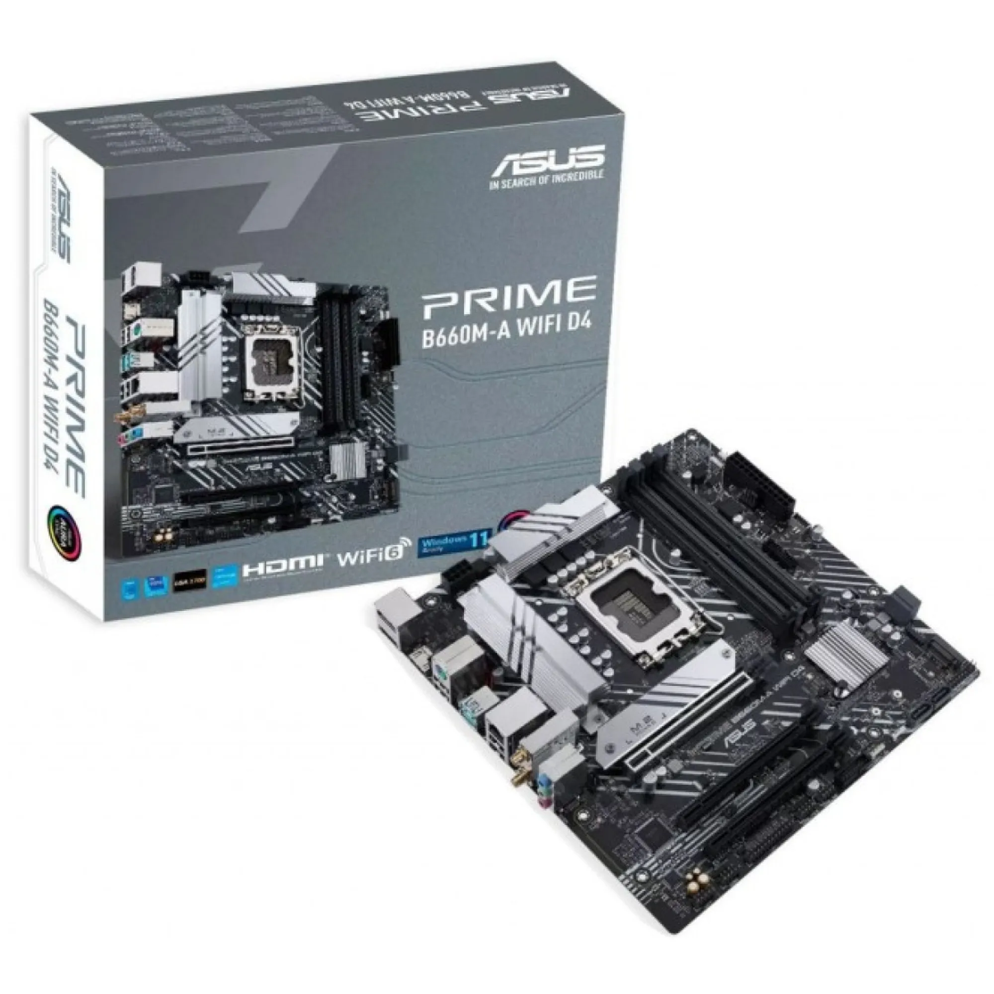 Купить Материнская плата ASUS PRIME B660M-A WIFI D4 - фото 1