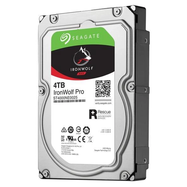 Купить Жесткий диск Seagate IronWolf PRO 4TB 7200rpm 128MB 3.5" SATA III (ST4000NE001) - фото 2