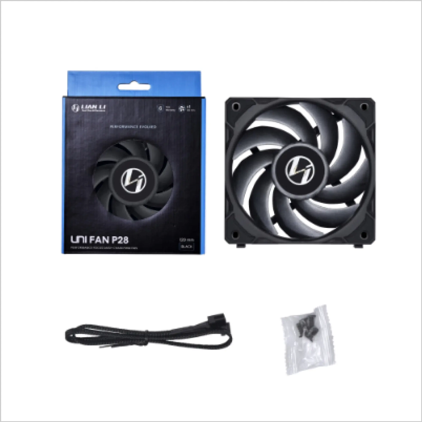 Купити Вентилятор Lian Li UNI FAN P28 Black (G99.12P281B.00) - фото 3