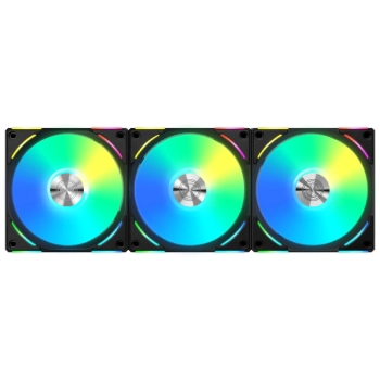 Купити Вентилятор Lian Li UNI FAN AL120 V2 Black 3-pack (G99.12ALV23B.00) - фото 1