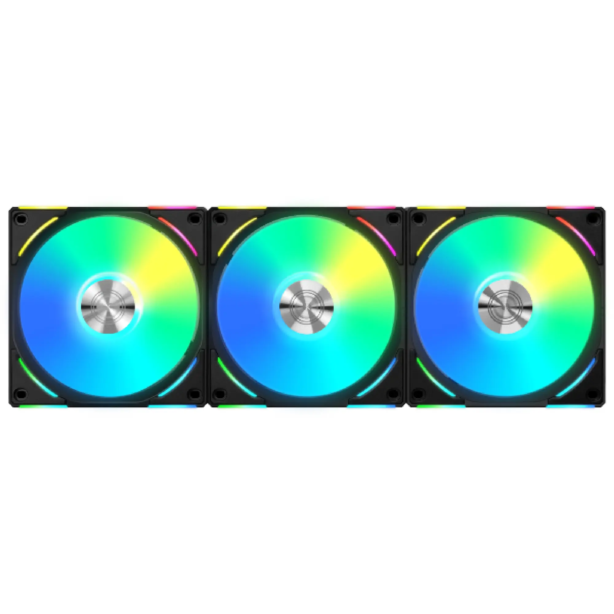 Купити Вентилятор Lian Li UNI FAN AL120 V2 Black 3-pack (G99.12ALV23B.00) - фото 1