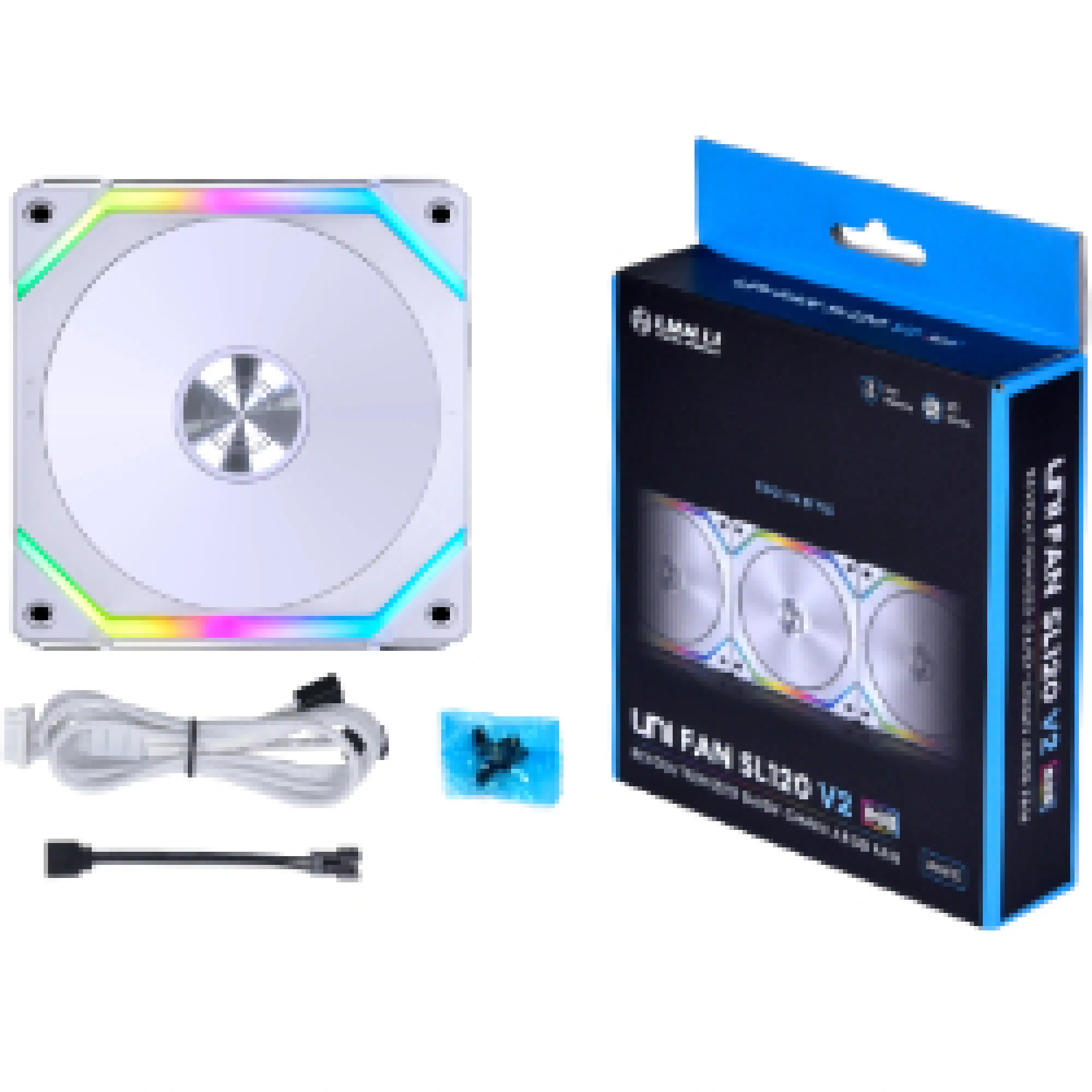 Купити Вентилятор Lian Li UNI FAN SL120 V2 White (G99.12SLV21W.00) - фото 3