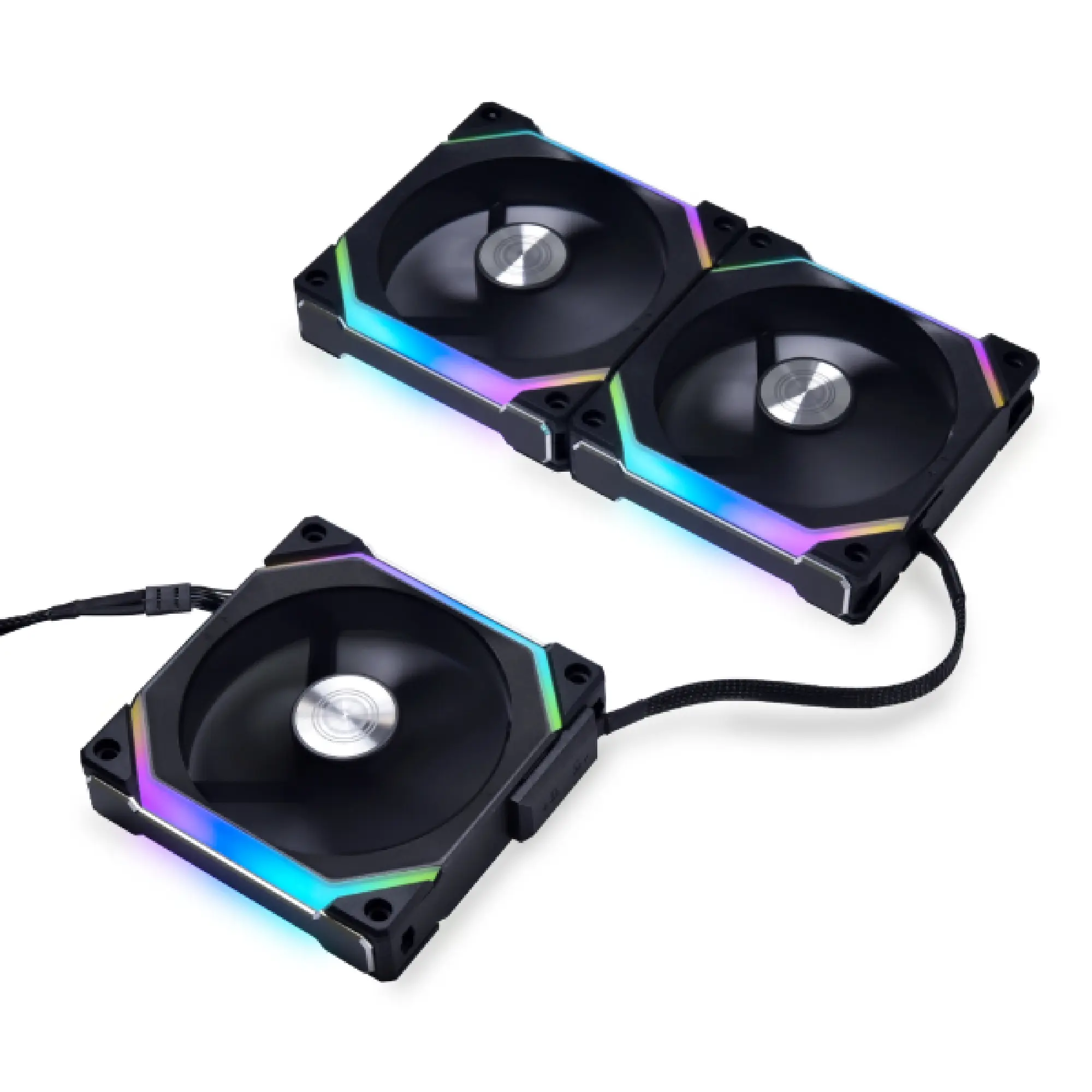 Купити Вентилятор Lian Li UNI FAN SL120 V2 Black 3-pack (G99.12SLV23B.00) - фото 4
