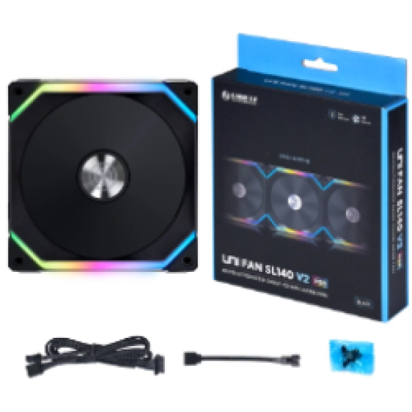 Купити Вентилятор Lian Li UNI FAN SL140 V2 Black (G99.14SLV21B.00) - фото 3