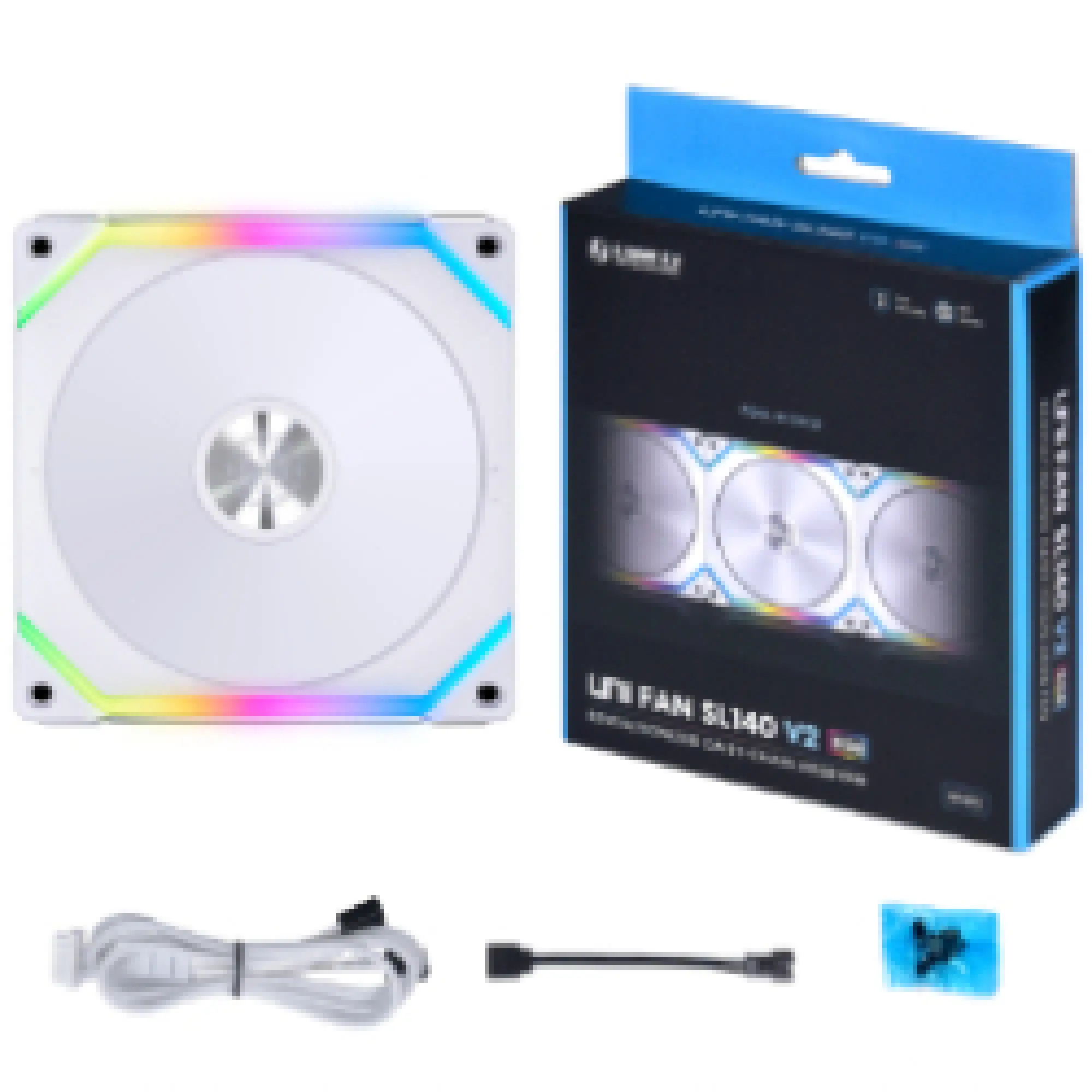 Купити Вентилятор Lian Li UNI FAN SL140 V2 White (G99.14SLV21W.00) - фото 3