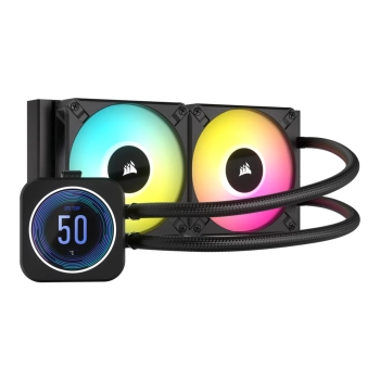 Купить Система водяного охлаждения Corsair iCUE H100i Elite LCD XT Display Liquid CPU Cooler (CW-9060074-WW) - фото 1