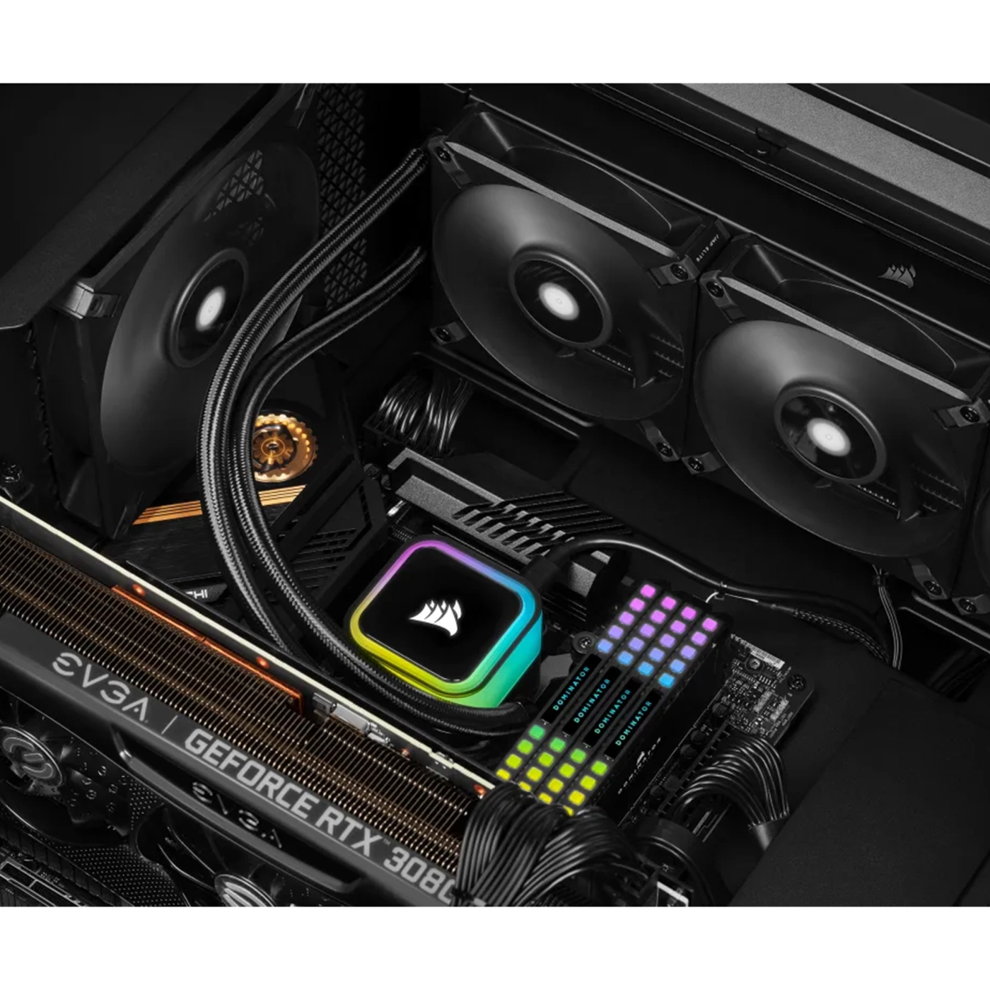 Купити Система водяного охолодження Corsair iCUE H100i Elite RGB Liquid CPU Cooler (CW-9060058-WW) - фото 6
