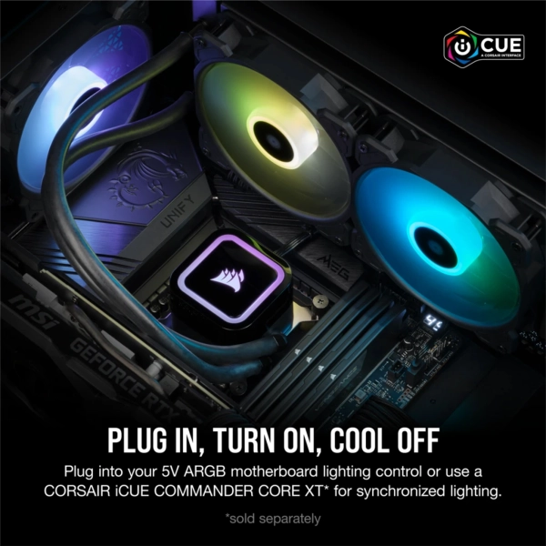 Купить Система водяного охлаждения Corsair iCUE H100x RGB Elite (CW-9060065-WW2) - фото 7