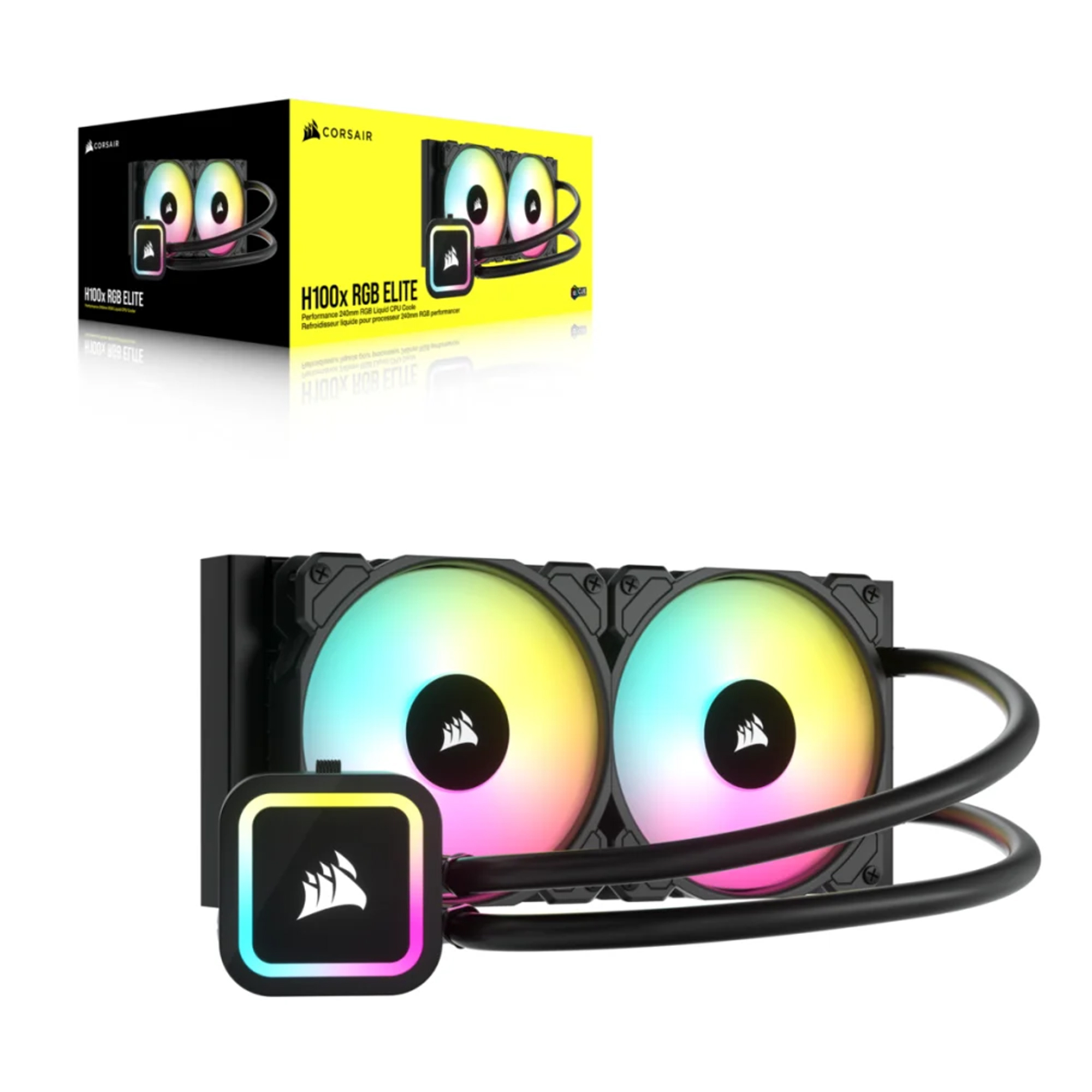 Купить Система водяного охлаждения Corsair iCUE H100x RGB Elite (CW-9060065-WW2) - фото 8