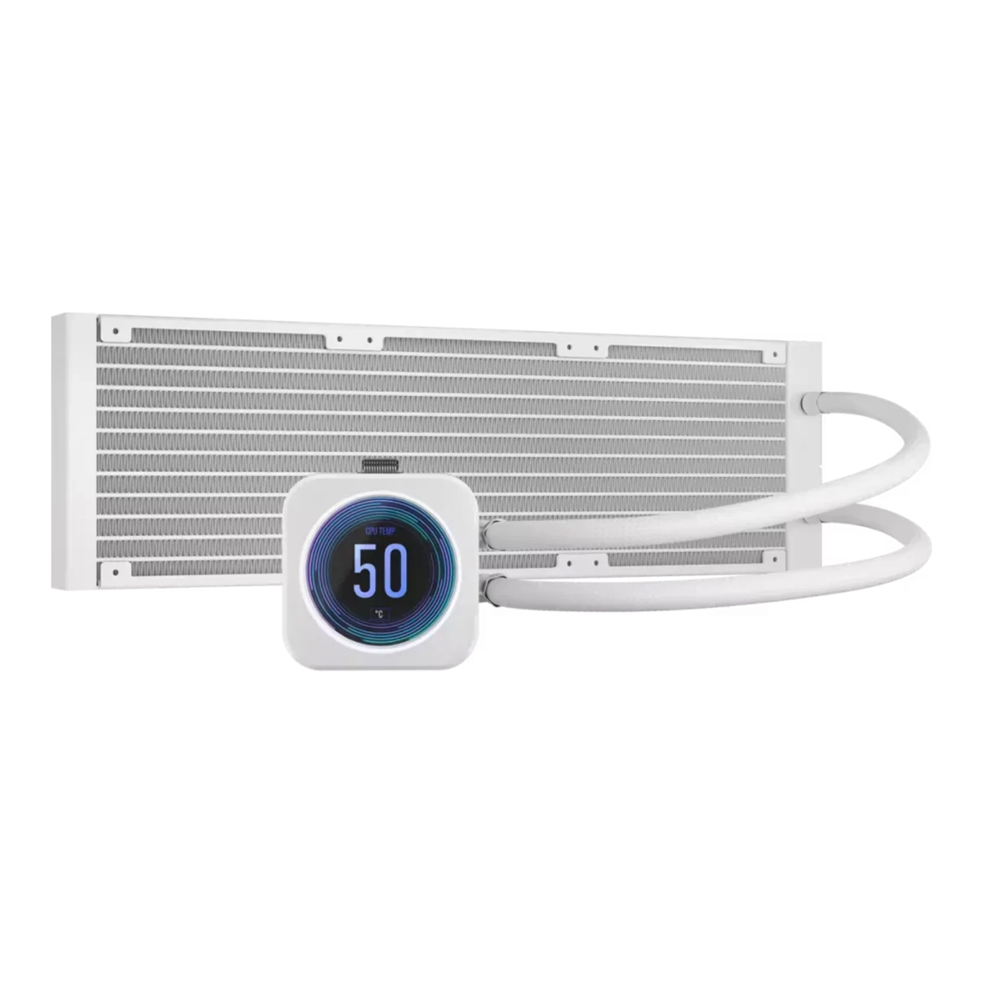 Купить Система водяного охлаждения Corsair iCUE H150i Elite LCD XT White Display Liquid CPU Cooler (CW-9060077-WW) - фото 2