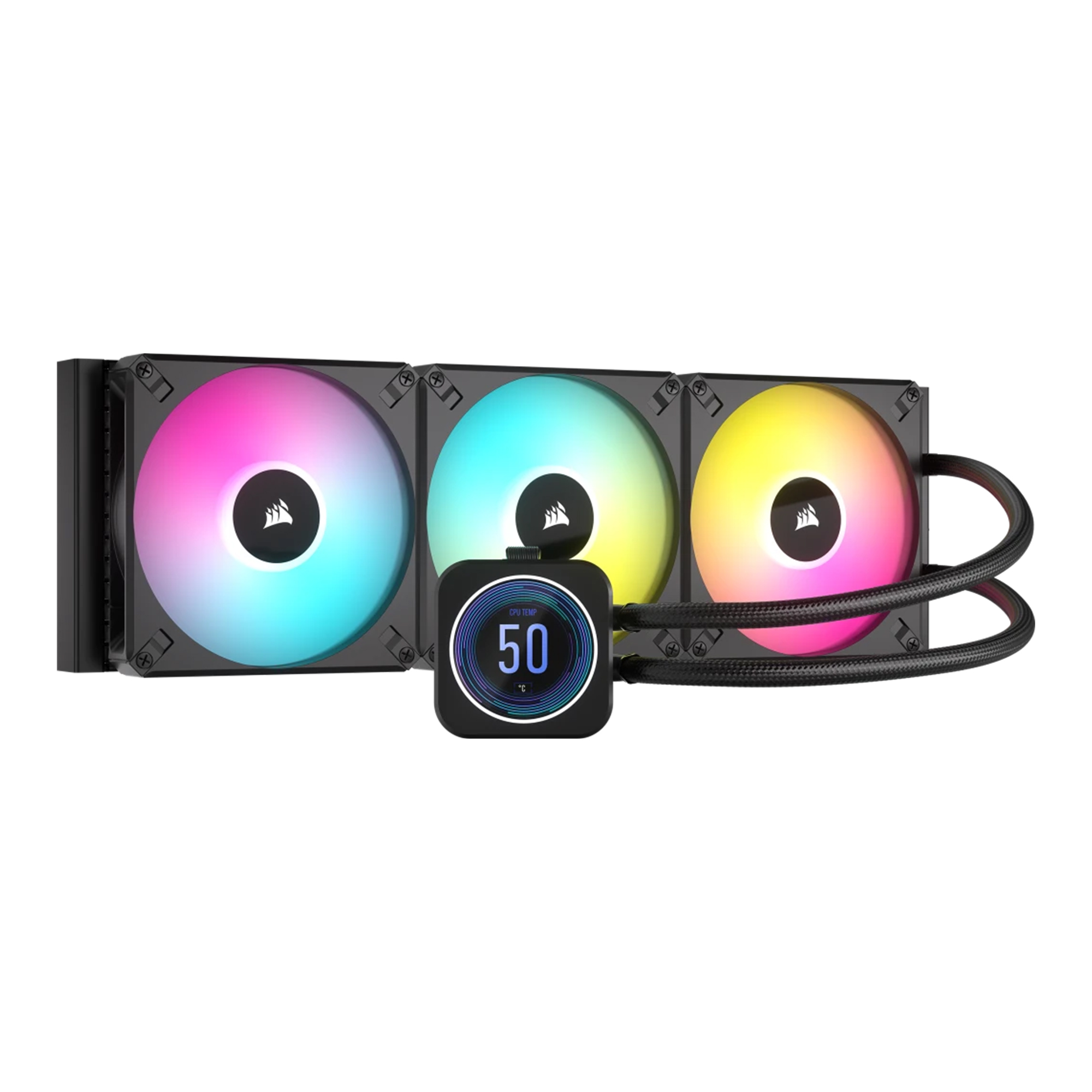 Купити Система водяного охолодження Corsair iCUE H170i Elite LCD XT Display Liquid CPU Cooler (CW-9060076-WW) - фото 1