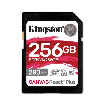 Купити Карта пам'яті Kingston SDXC 256GB Canvas React Plus C10 UHS-II U3 V60 (SDR2V6/256GB) - фото 1