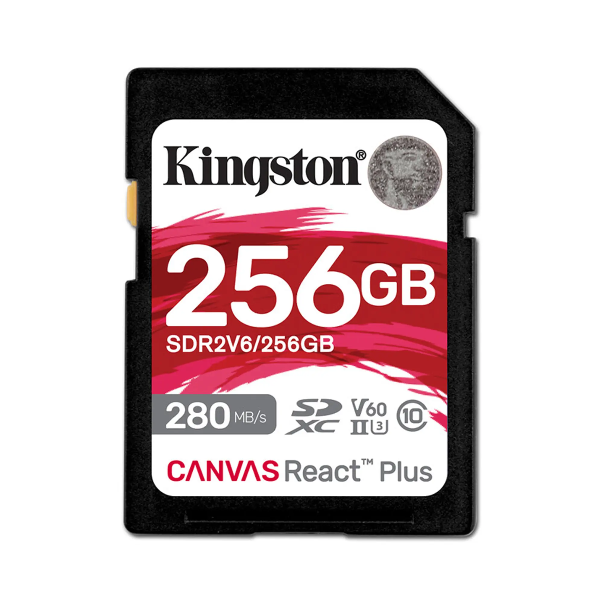 Купить Карта памяти Kingston SDXC 256GB Canvas React Plus C10 UHS-II U3 V60 (SDR2V6/256GB) - фото 1