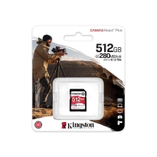 Купить Карта памяти Kingston SDXC 512GB Canvas React Plus C10 UHS-II U3 V60 (SDR2V6/512GB) - фото 3