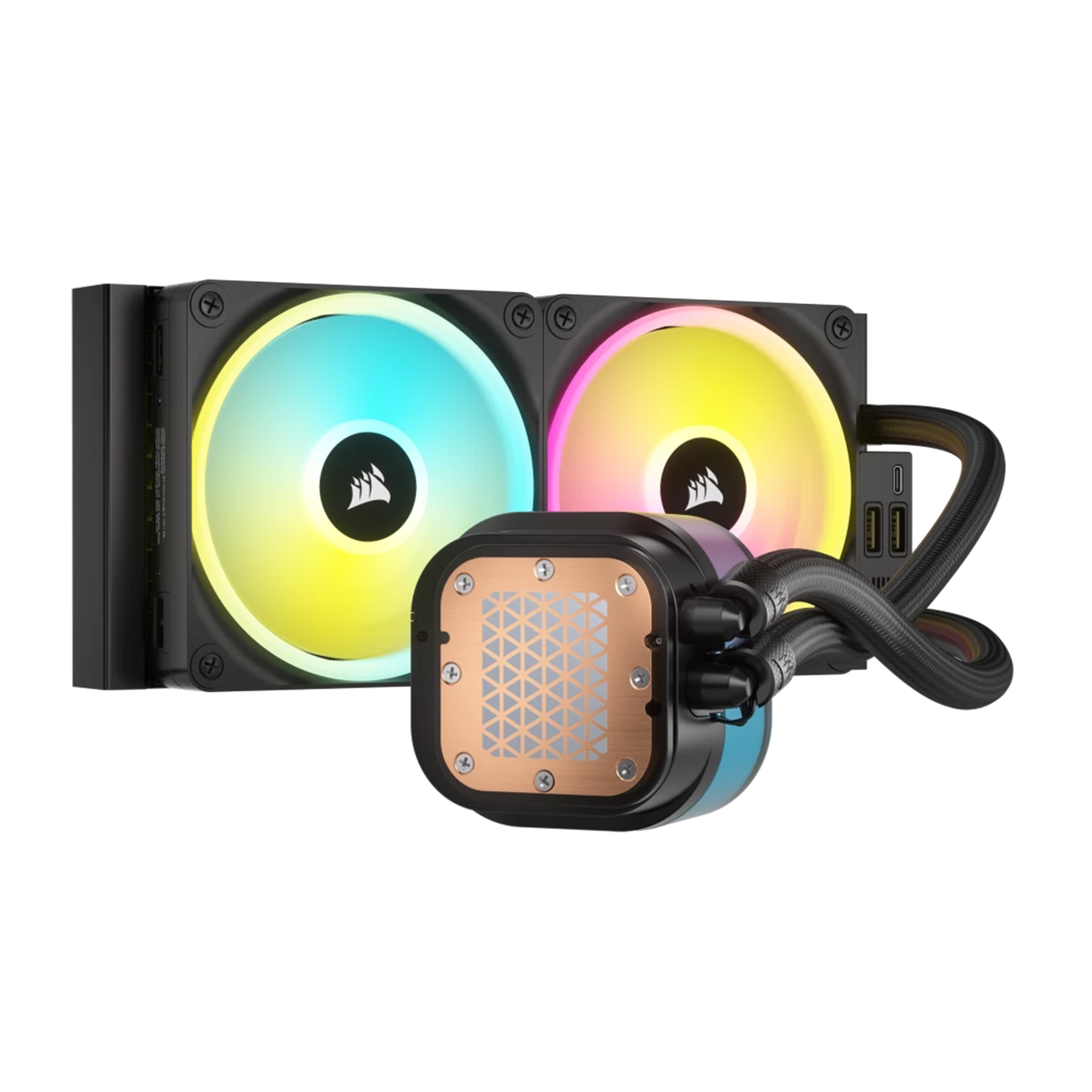 Купити Система водяного охолодження Corsair iCUE Link H100i RGB Liquid CPU Cooler Black (CW-9061001-WW) - фото 2