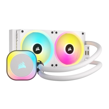 Купить Система водяного охлаждения Corsair iCUE Link H100i RGB Liquid CPU Cooler White (CW-9061005-WW) - фото 1