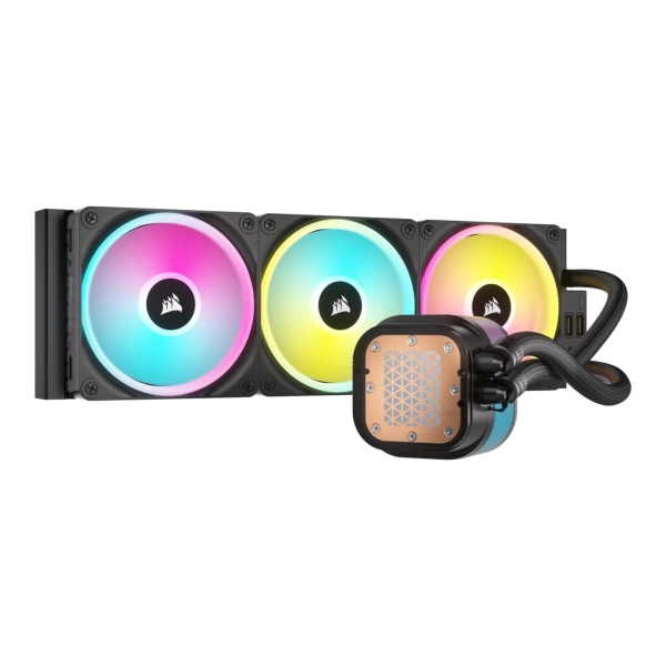 Купити Система водяного охолодження Corsair iCUE Link H150i LCD RGB Liquid CPU Cooler Black (CW-9061008-WW) - фото 2