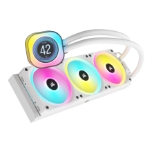 Купить Система водяного охлаждения Corsair iCUE Link H150i LCD RGB Liquid CPU Cooler White (CW-9061010-WW) - фото 3
