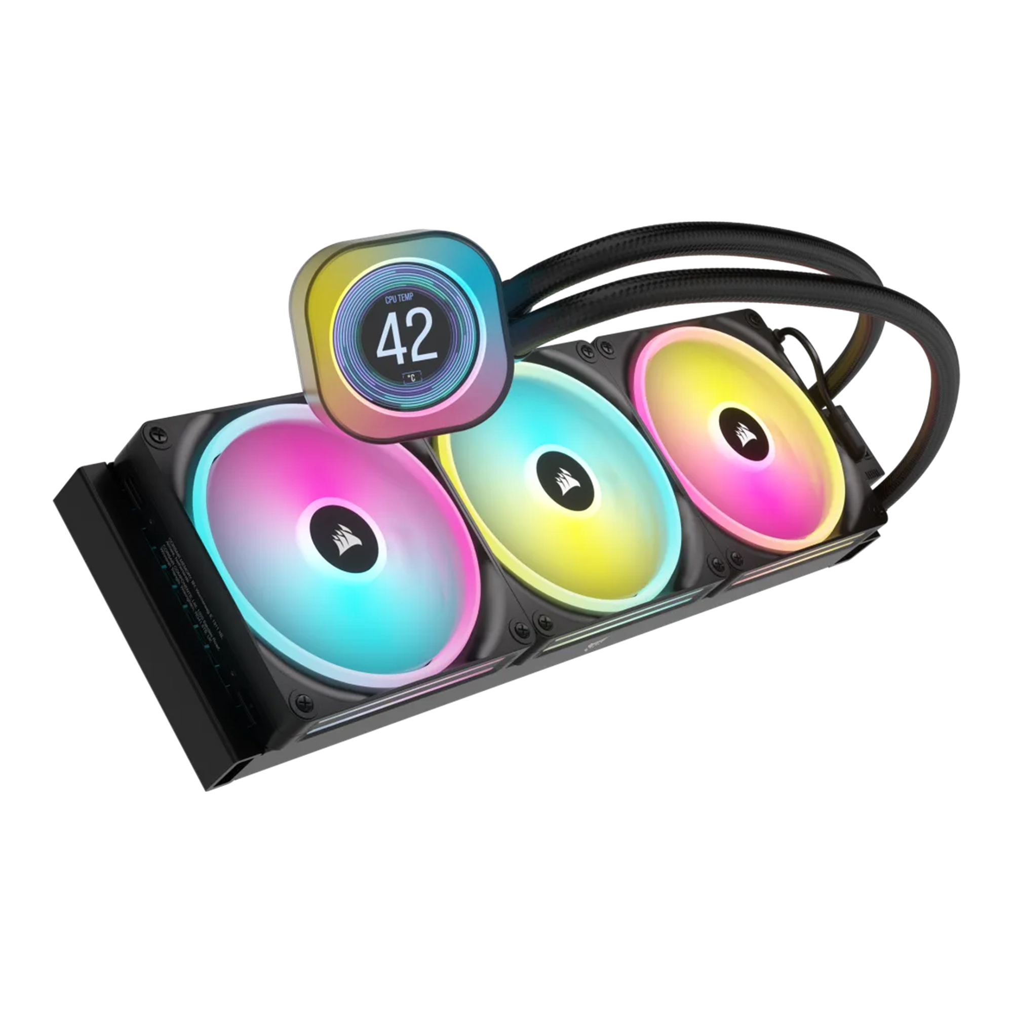 Купить Система водяного охлаждения Corsair iCUE Link H170i LCD RGB Liquid CPU Cooler Black (CW-9061009-WW) - фото 3
