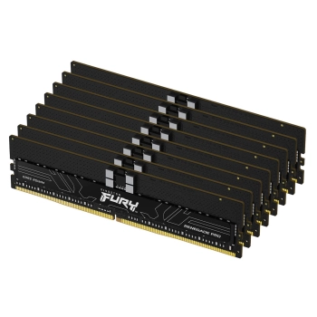 Купить Модуль памяти Kingston Fury Renegade Pro XMP ECC Registered DDR5-6800 128GB (8x16GB) (KF568R34RBK8-128) - фото 1