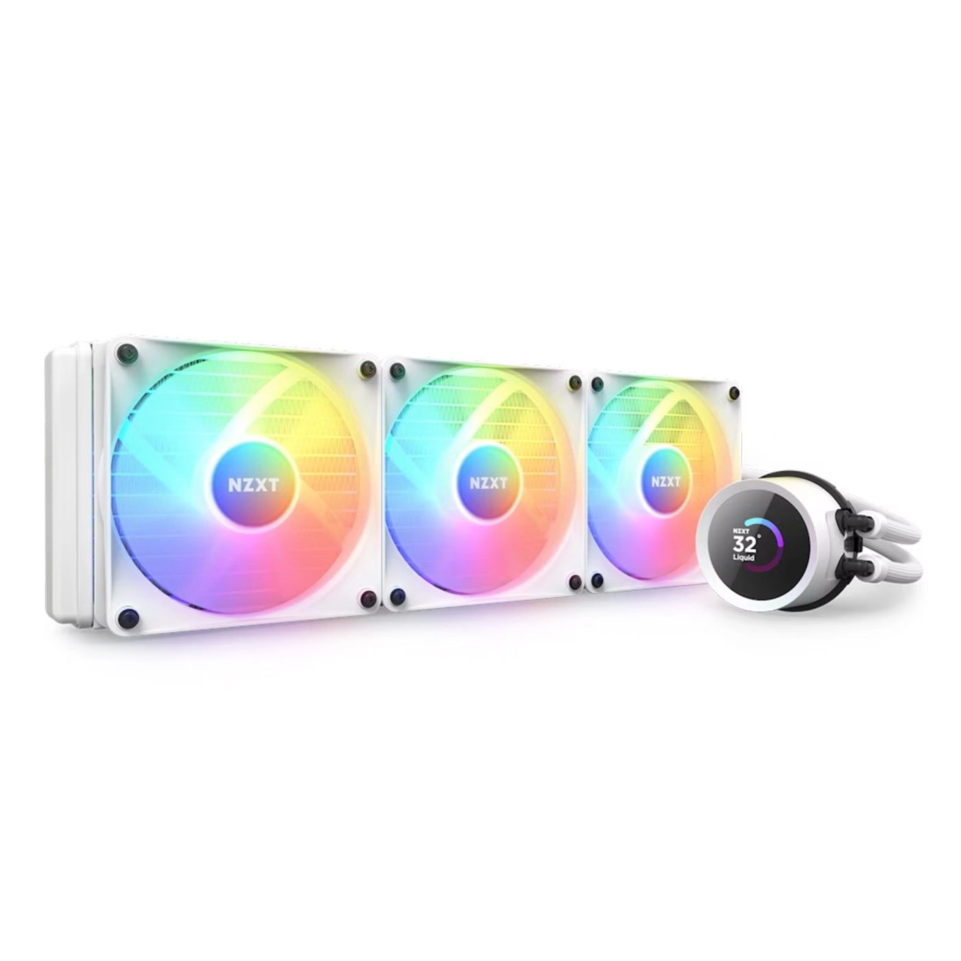 Купить Система водяного охлаждения NZXT Kraken 360 RGB White (RL-KR360-W1) - фото 1
