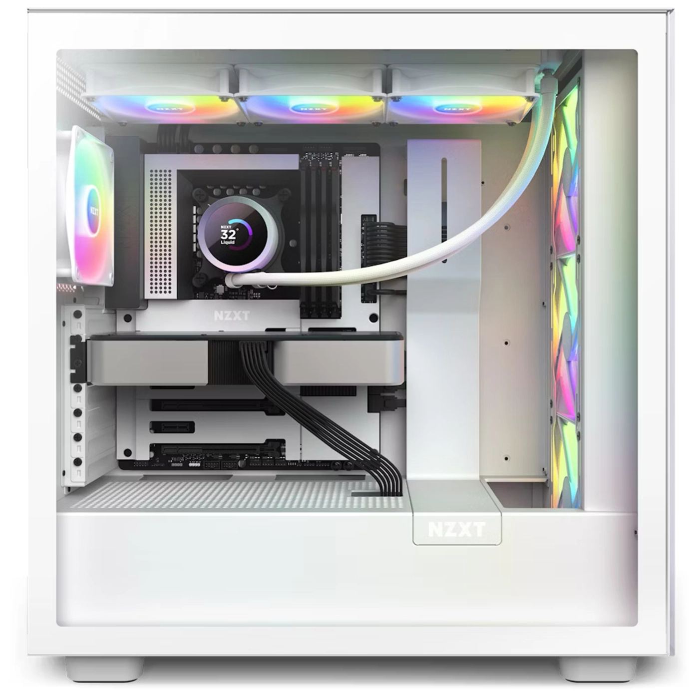 Купить Система водяного охлаждения NZXT Kraken 360 RGB White (RL-KR360-W1) - фото 5