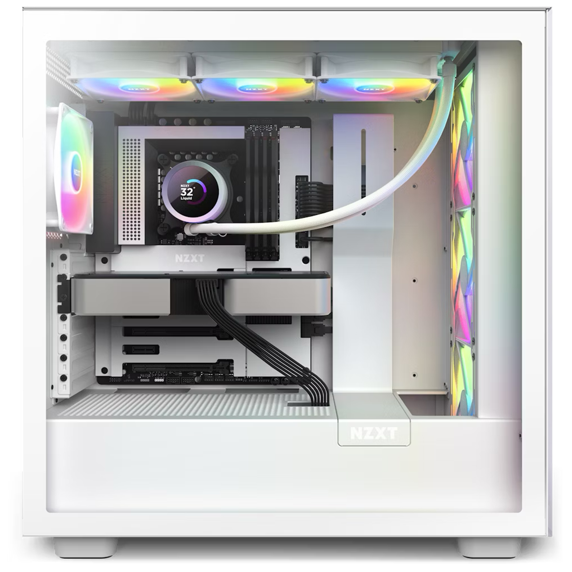 Купить Система водяного охлаждения NZXT Kraken 360 RGB White (RL-KR360-W1) - фото 5