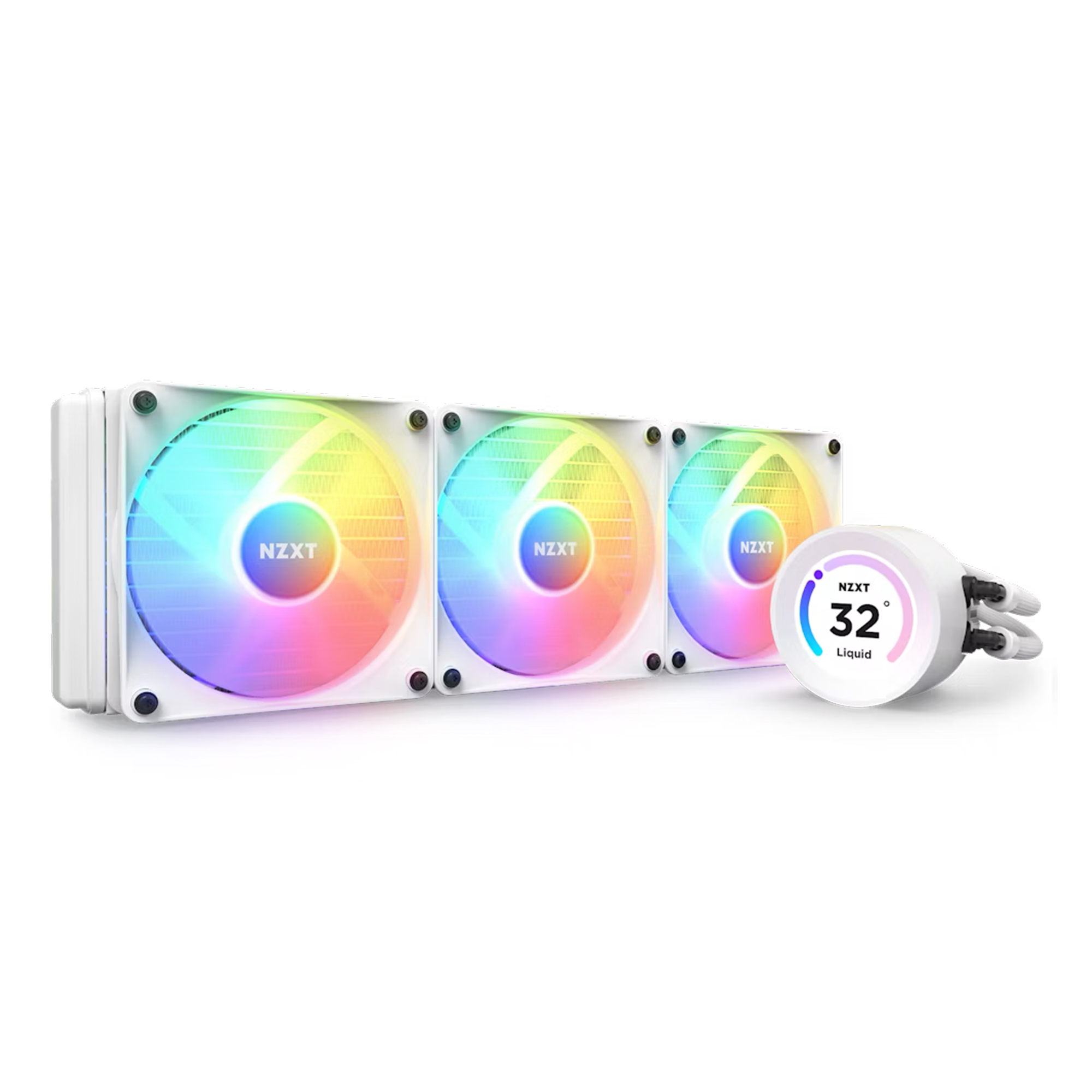 Купить Система водяного охлаждения NZXT Kraken Elite 360 RGB White (RL-KR36E-W1) - фото 1