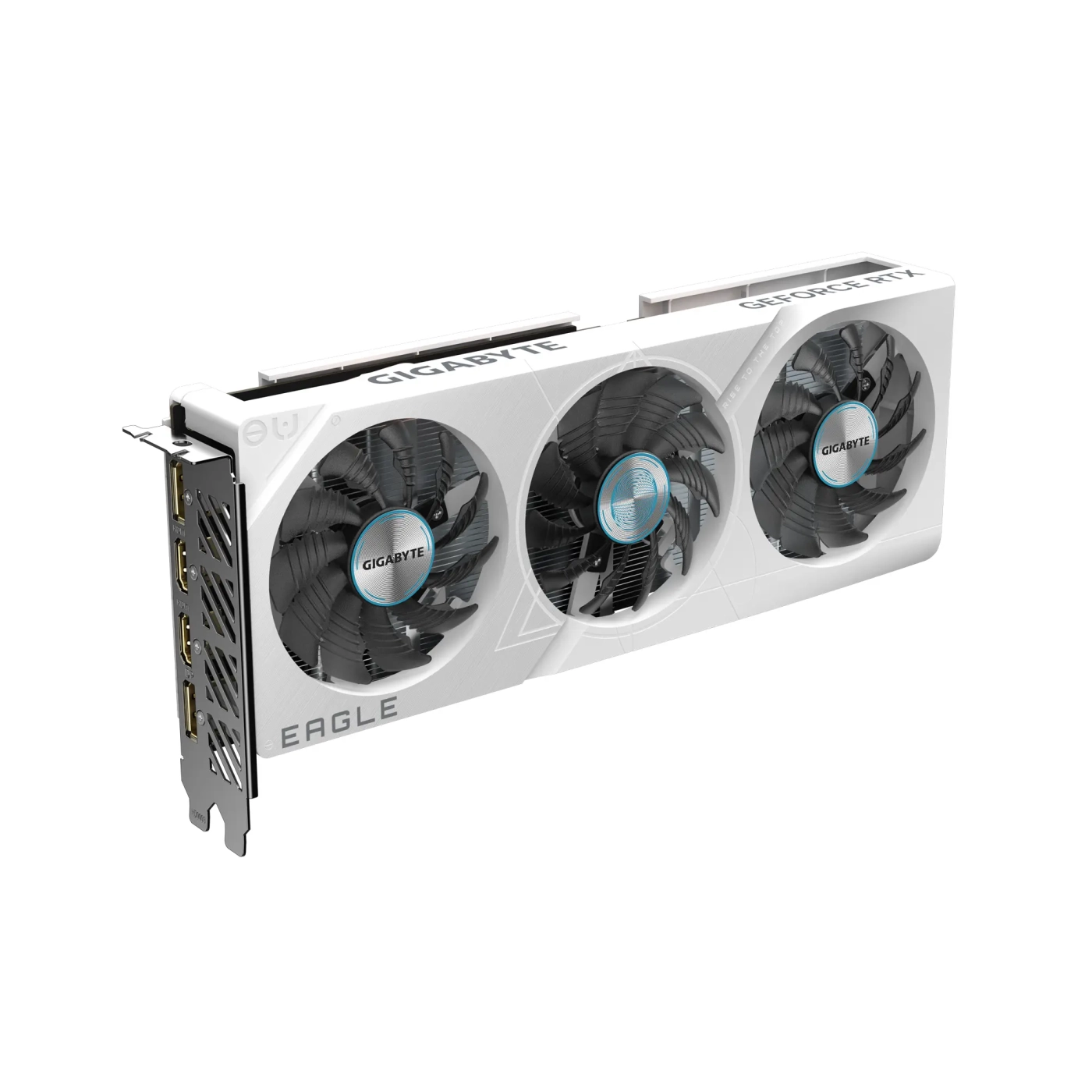 Купить Видеокарта GIGABYTE GeForce RTX 4060 EAGLE OC ICE 8G (GV-N4060EAGLEOC ICE-8GD) - фото 2