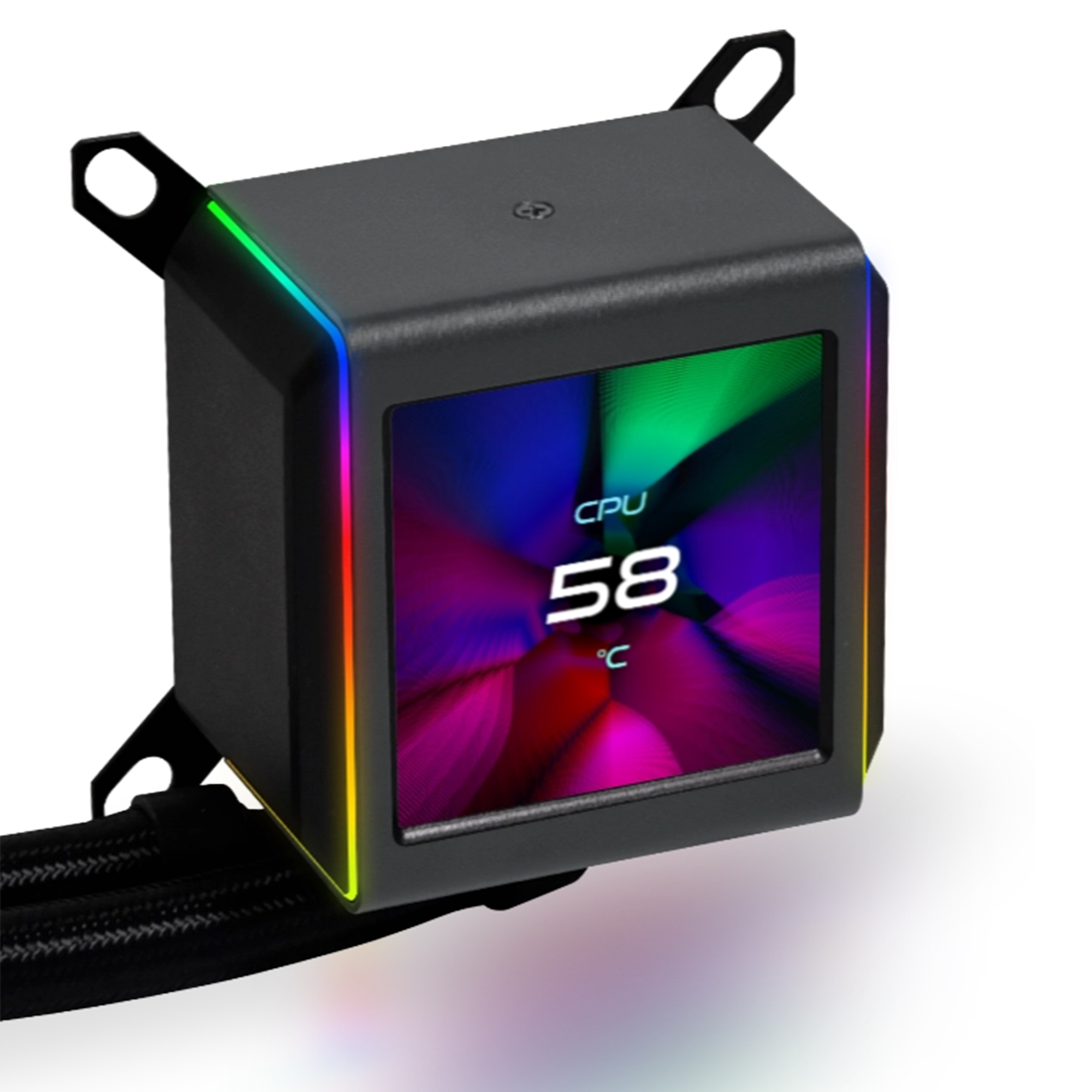Купити Система водяного охолодження Lian Li Galahad II LCD 280 Black (G89.GA2ALCD28B.00) - фото 2