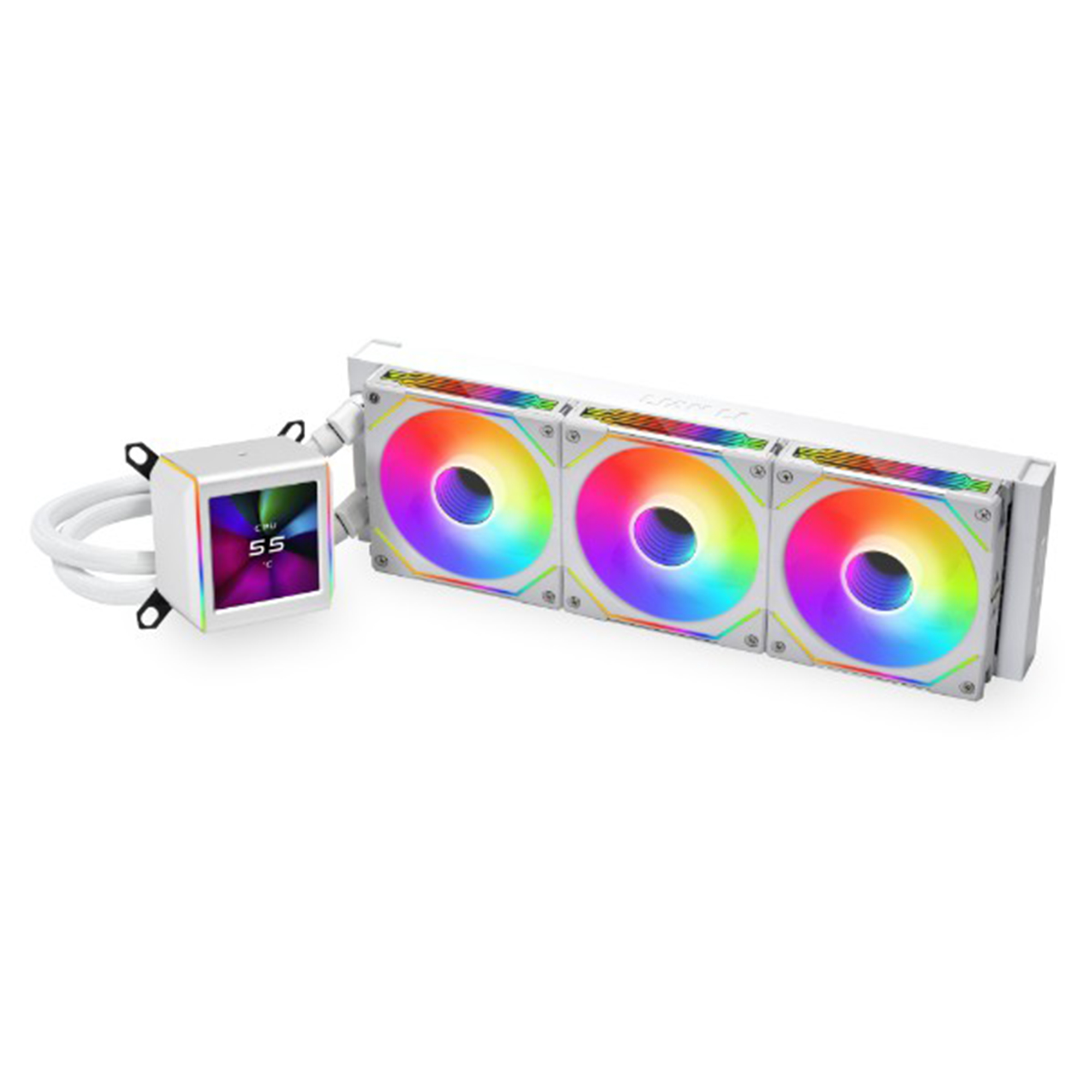 Купити Система водяного охолодження Lian Li Galahad II LCD SL-INF 360 White (G89.GA2ALCD36INW.00) - фото 1