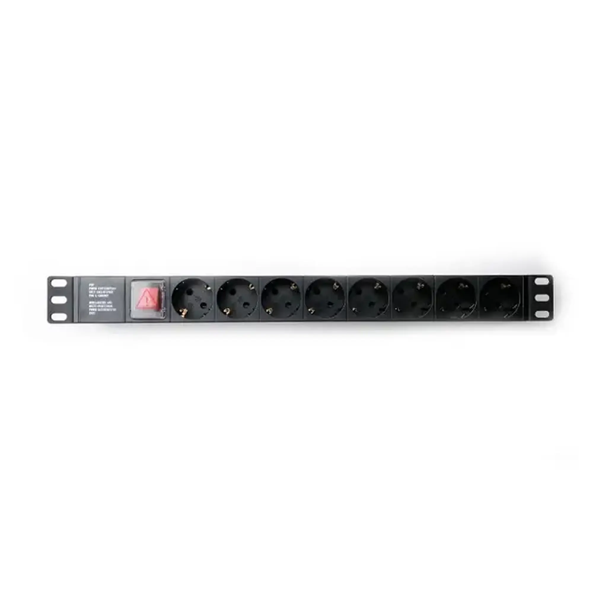 Купити Блок розеток Kingda 8 розеток 1U C14 без кабеля (KD-PDU-GM-1U-P8-C14) - фото 1