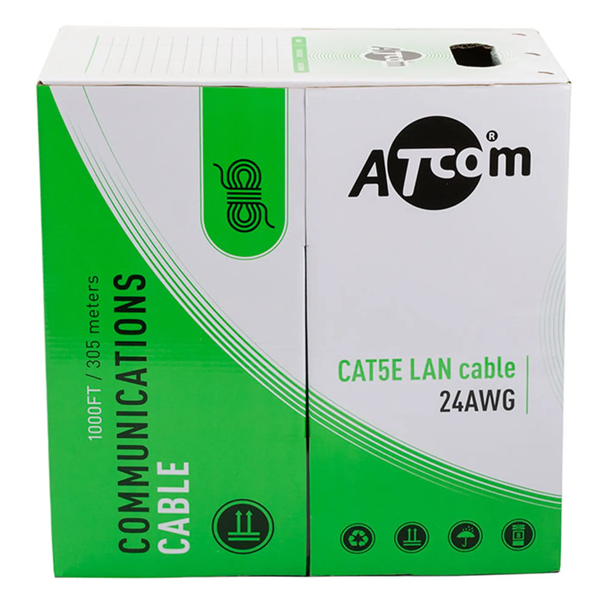 Купить Кабель ATcom Standard FTP 305м CCA Cat 5e (3801) - фото 1