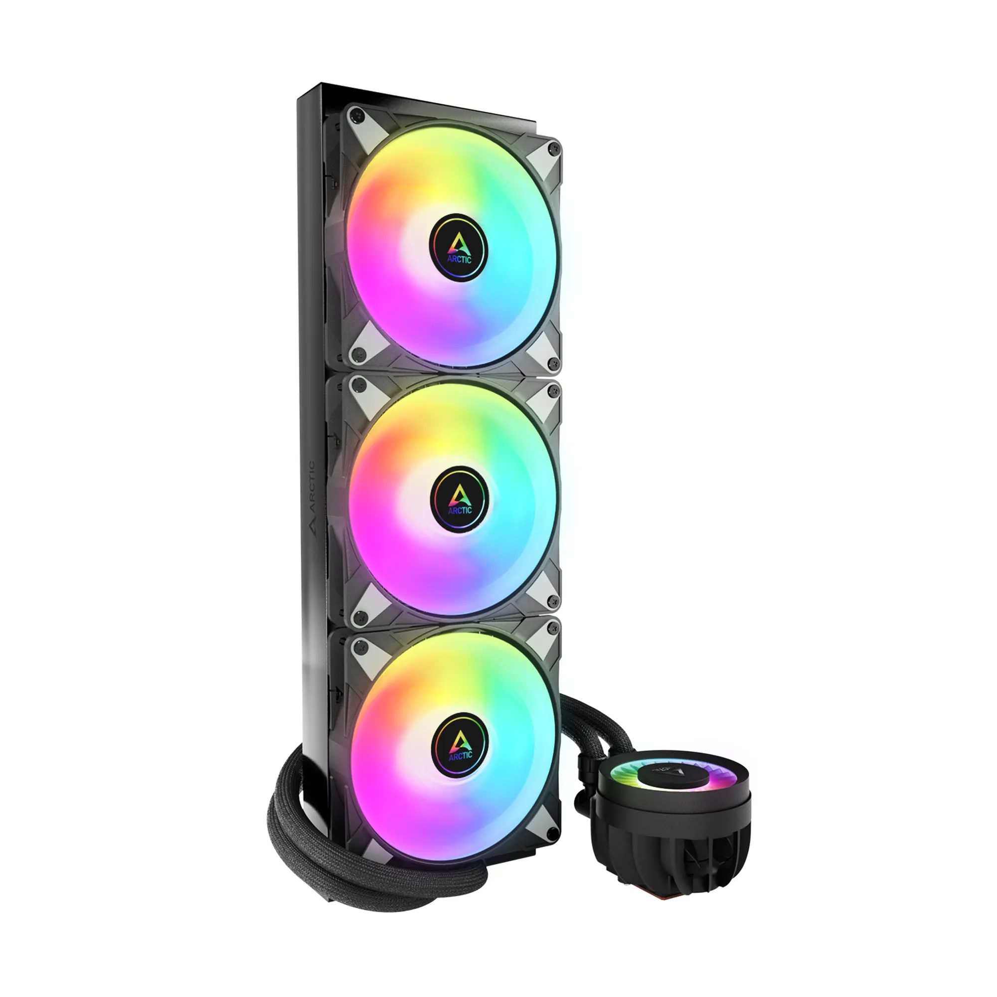 Купить Система водяного охлаждения Arctic Liquid Freezer III 420 A-RGB Black (ACFRE00145A) - фото 4