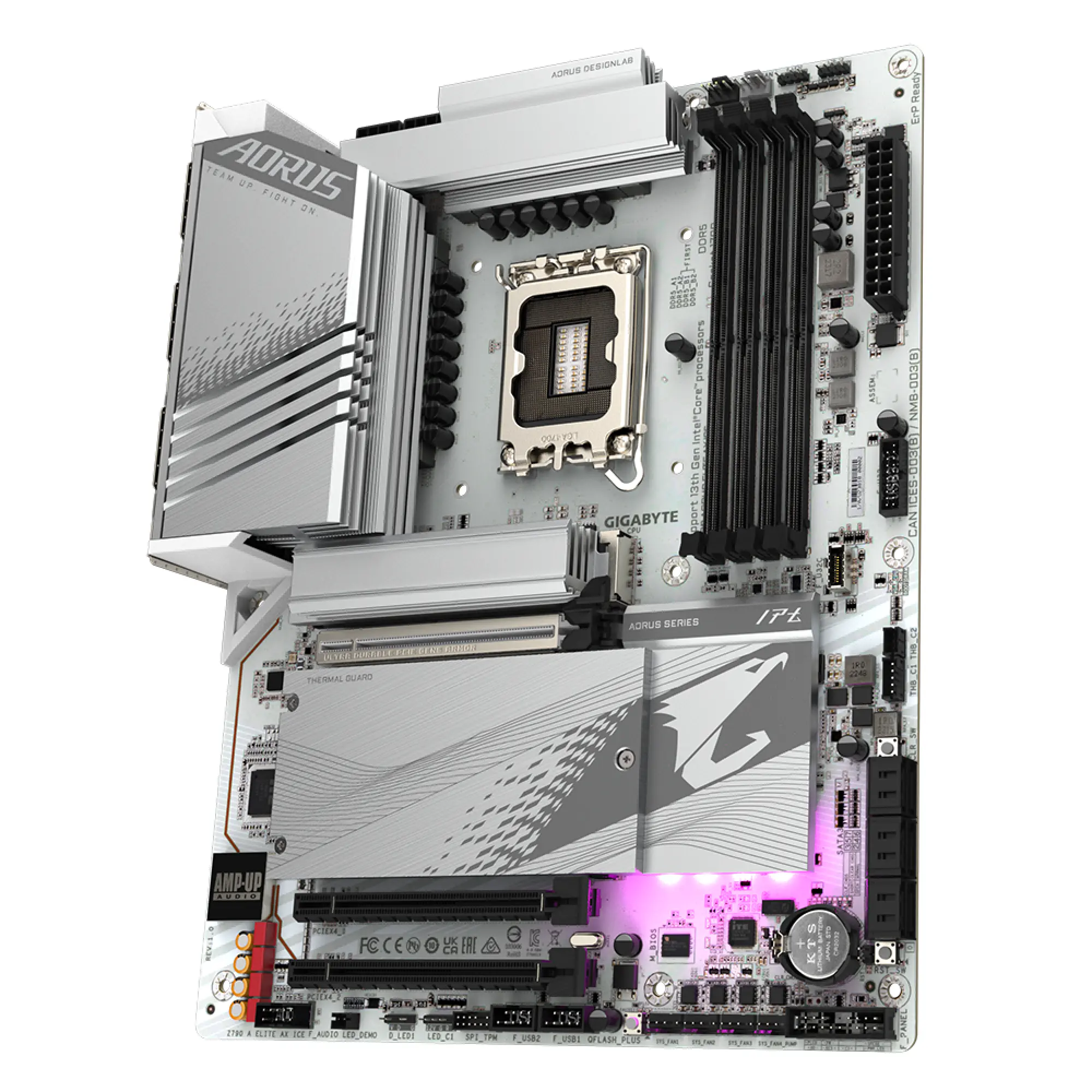 Купить Материнская плата GIGABYTE Z790 AORUS ELITE AX ICE - фото 3